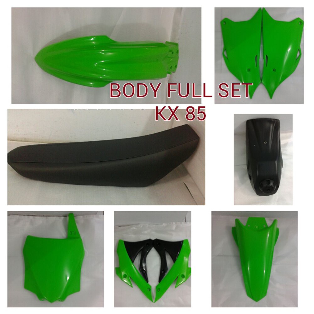 body trail bodi kx85 2017 ckd plus tangki kok besi kx85 bebek modif