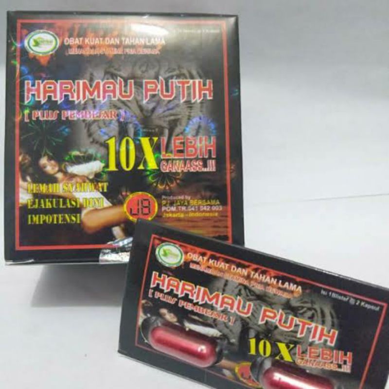 HARIMAU PUTIH Kapsul 100% Berkhasiat