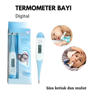 Thermometer Digital Infrared Pengukur Suhu Badan Tubuh Bayi Baby Anak Termometer Alat Kesehatan