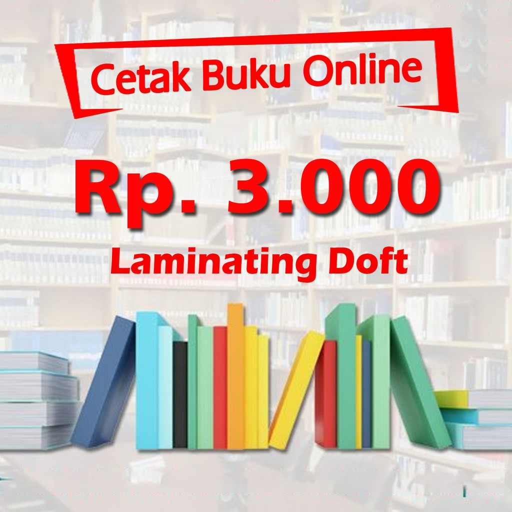 Laminating Doft  Cetak online buku, jurnal, tugas, PDF, Novel TERMURAH dan TERCEPAT