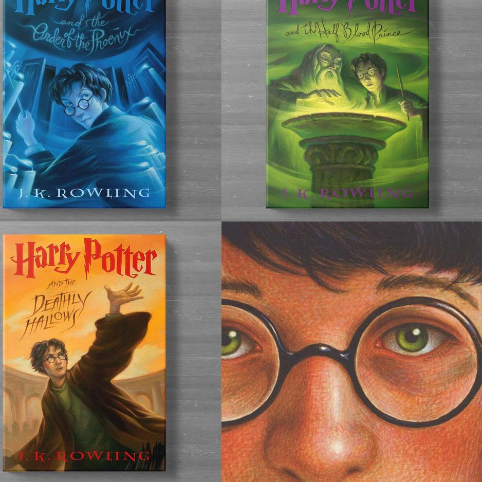 Tren Kekinian.. Buku HARRY POTTER book series 1 - 7 by J.K. Rowling - Blackbeard.Artbooks