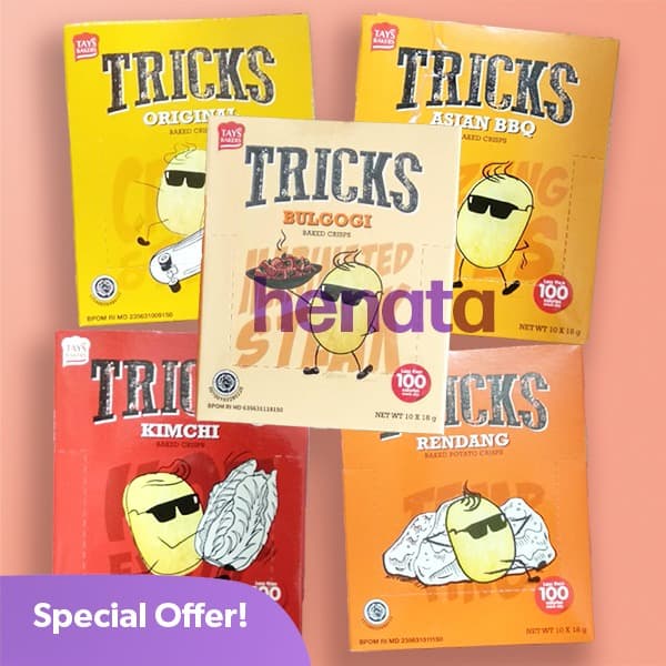 

NEW Tricks Snack Potato Baked Crisps Kentang All Variant - Original