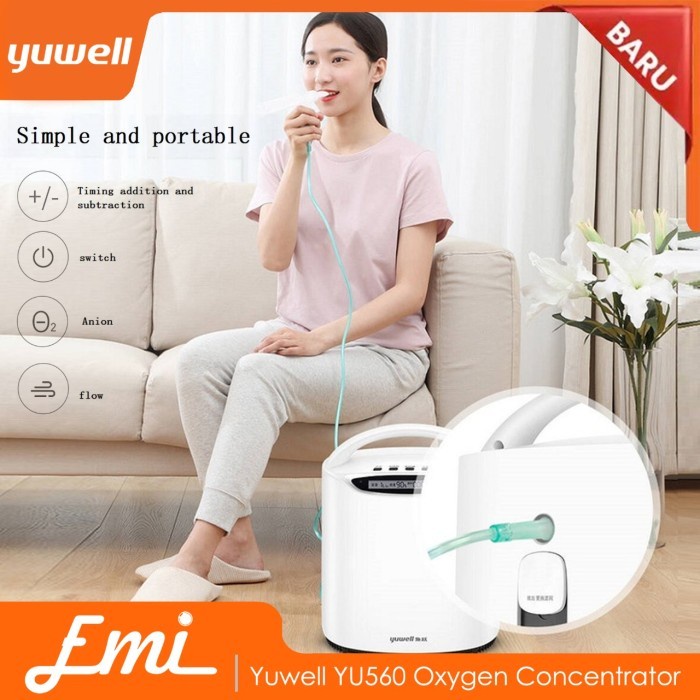 Yuwell YU560 Oxygen Concentrator Mesin Oksigen bukan YU300 YU500 - YU560