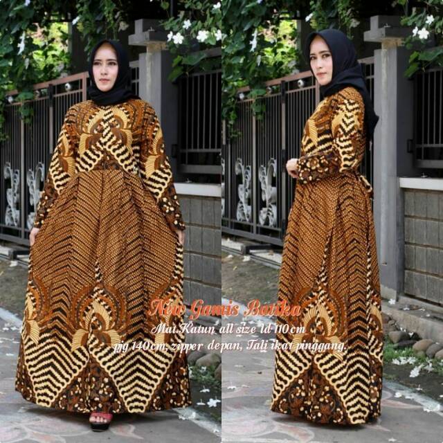 GROSIR BATIK NEW GAMIS BATIKA