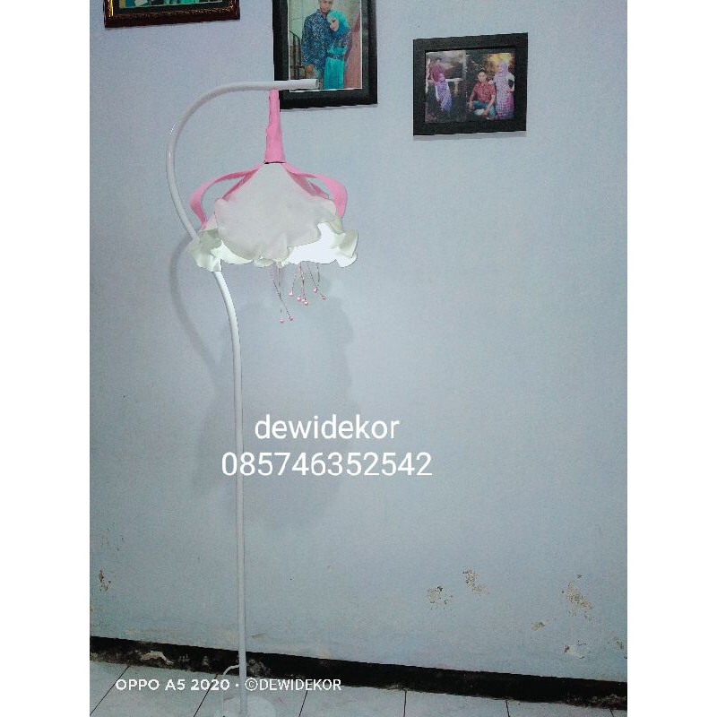 lampu gantung dekorasi standing flower
