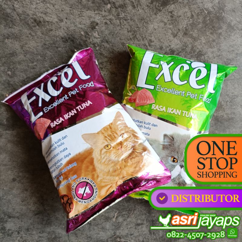 Makanan Kucing Japfa Excel 500 gr