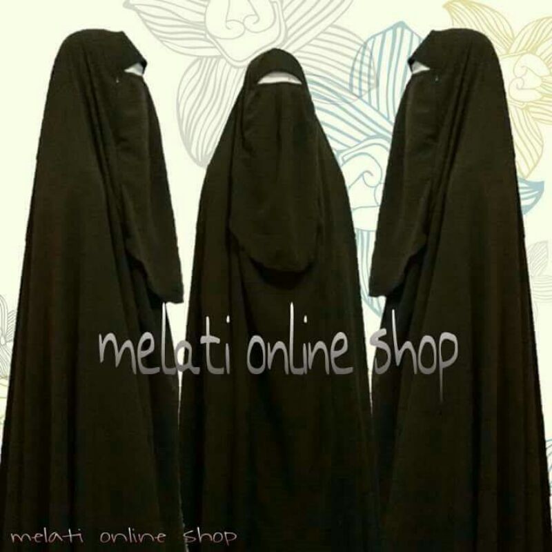 jilbab cadar ritz sebetis bawah (XXL)