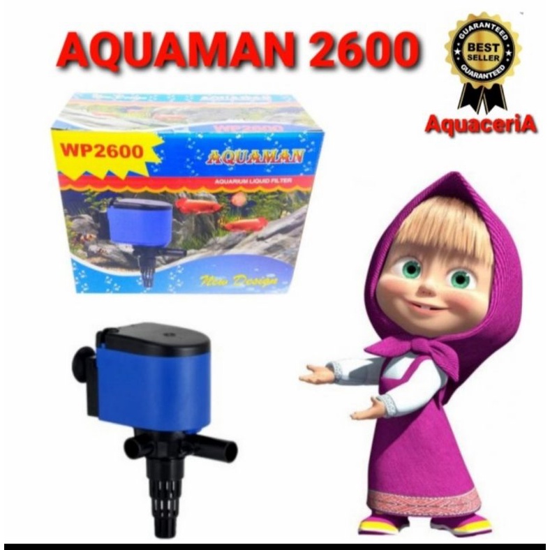 Pompa Aquarium AQUAMAN WP-2600 powerhead Low watt