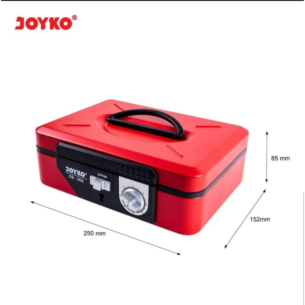 cash box joyko cashbox CB 26A CB-26A kotak simpan tempat uang barang