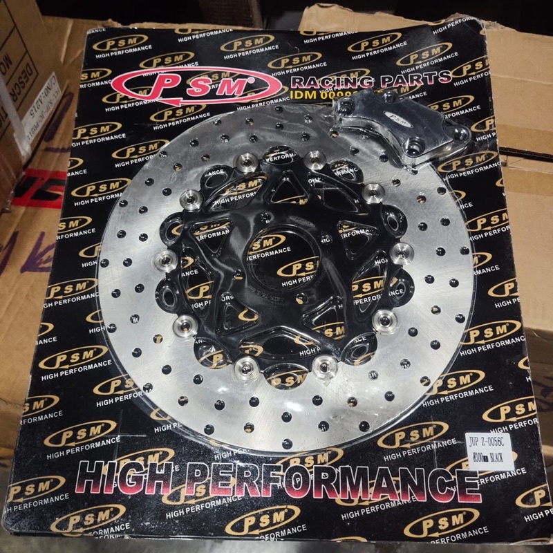 Piringan disc cakram depan PSM racing jupiter lama fizr vega lama 300mm besi floating +breket