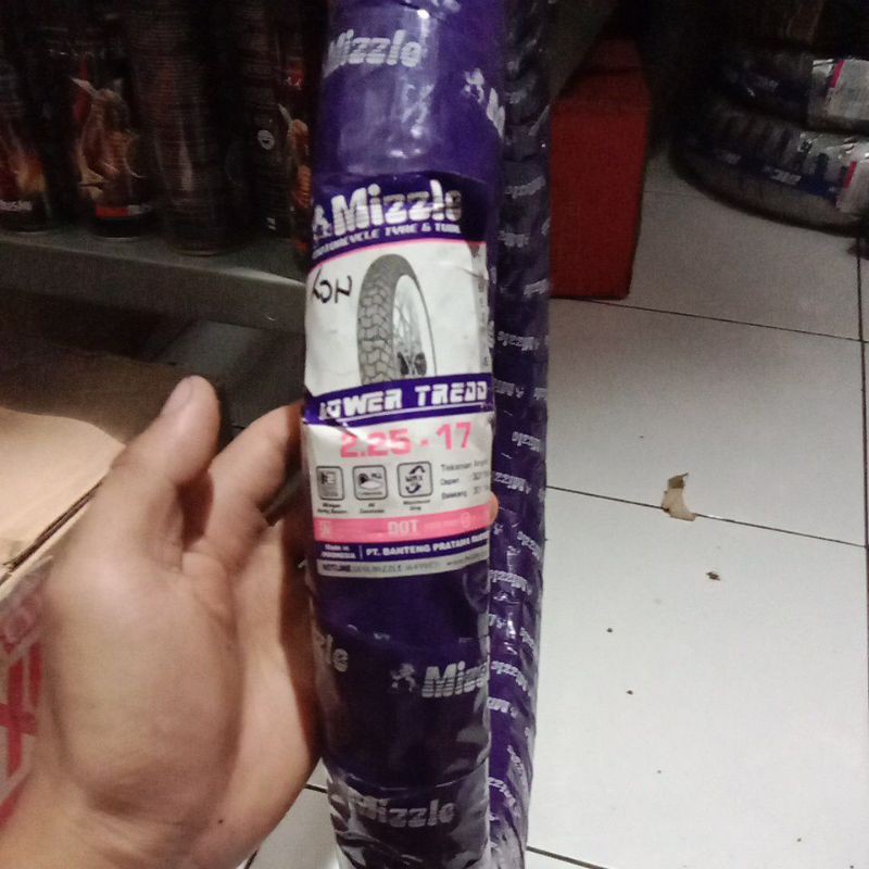 BAN MIZZLE 225/17 UNTUK SEMUA MOTOR RING 17