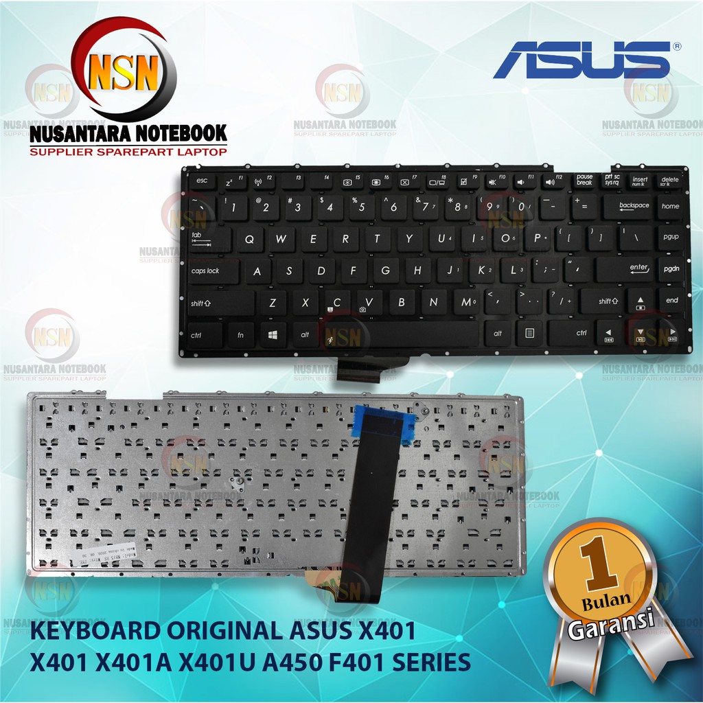 Keyboard Original Asus X401 X401 X401A X401U A450 F401