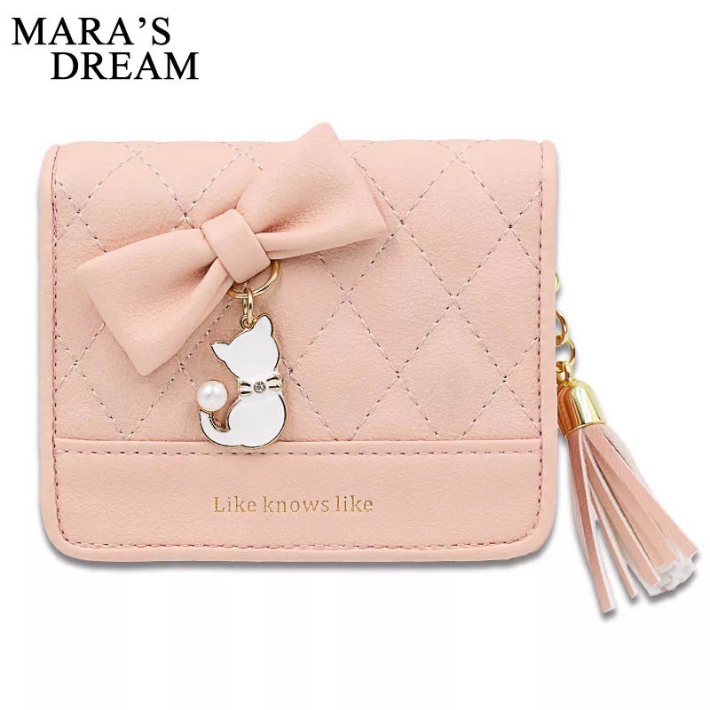 MORMON - Dompet Wanita Pita Lipat Dompet Mini Dompet Kecil Dompet Kartu Dompet Koin Dompet Import Murah