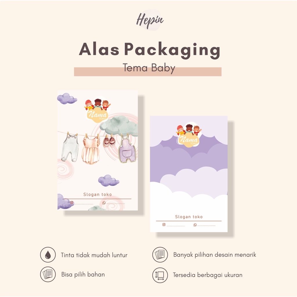 

Alas lucu/kertas bacground/alas packing lucu tema BABY/murah
