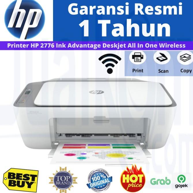 

HP DeskJet 2776 All In One Printer Print Scan Copy Wifi