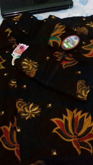 Maxi Cardi Batik Outer Wear Long Vest Sogan Series #2 Longvest Ethnic Rompi Panjang Nirmala