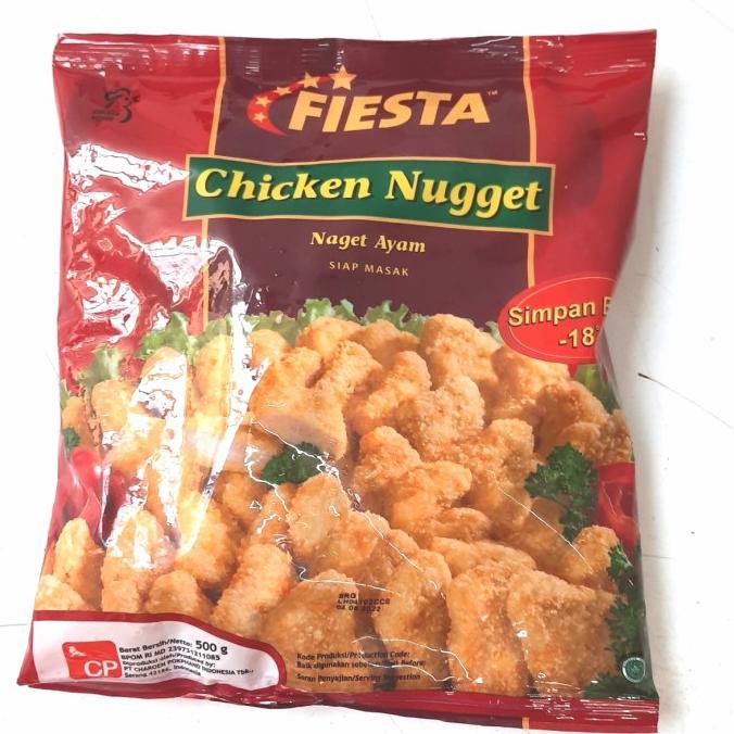 

MAKANAN BEKU / FIESTA CHICKEN NUGGET 500G BEST SELLER!! NON COD