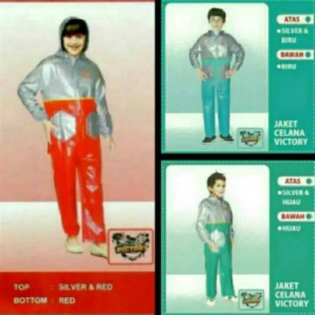 Jas hujan jaket celana Remaja VICTORY indoplast