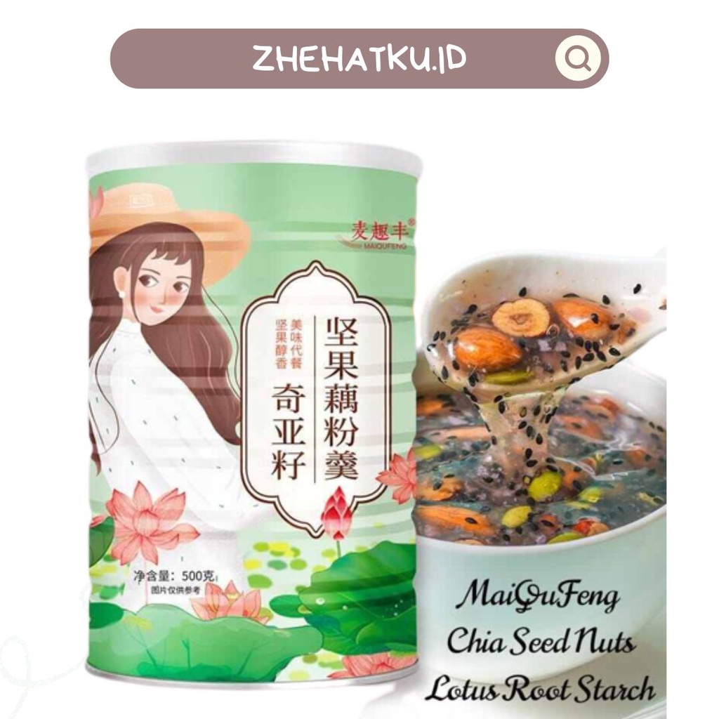 

Lotus Root Starch Almond Bubuk Akar Teratai Halal Untuk Diet Dan Diabetes