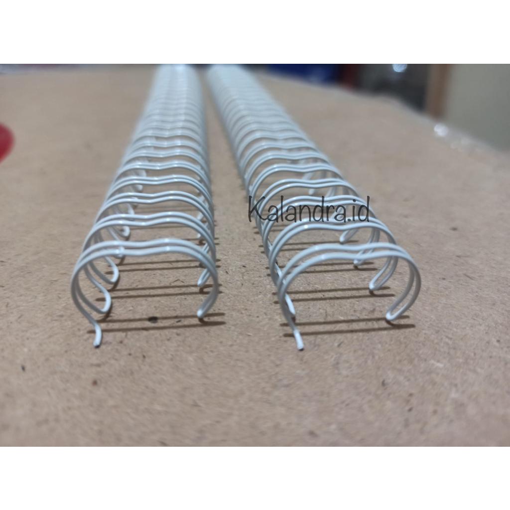 

RING KAWAT JILID SPIRAL A6 Ukuran 7/16 17 Lobang MURAH WARNA PUTIH