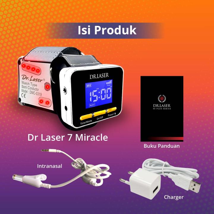 DR LASER HI PLUS 7 TITIK MATA LASER ASLI ORIGINAL - MEMPERCEPAT PROSES PEMULIHAN PASCA STROKE