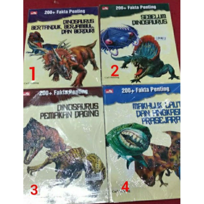BUKU ANAK TERMURAH BUKU KUMPULAN 200 FAKTA  PENTING TENTANG DINOSAURUS
