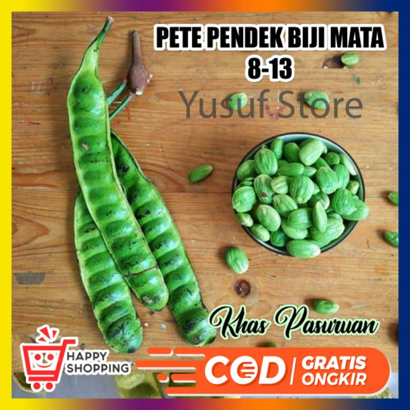 pete jawa fresh pndek 1 papan isi 8-13 biji mata