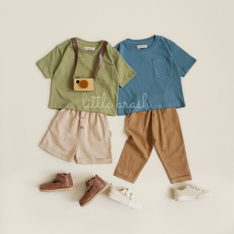 Little Arash | Bonnie basic tee | Kaos oversize anak