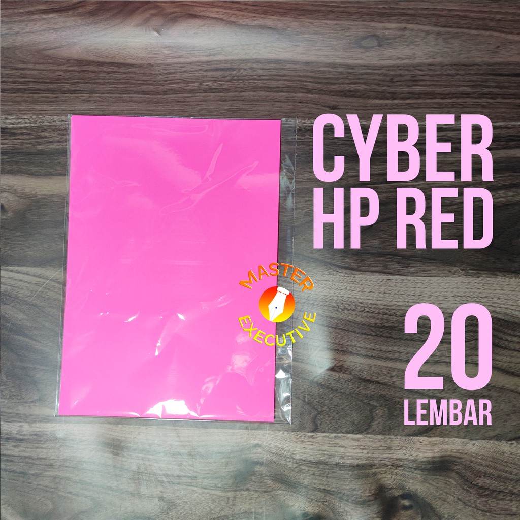 [Pak - 20 Lembar] Sinar Dunia Color Kertas A4 80 gsm Cyber HP Red