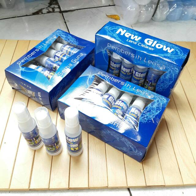 Cairan Pembersih Kacamata New Glow CLEAR TECH  (Lens cleaner protect) BIMG