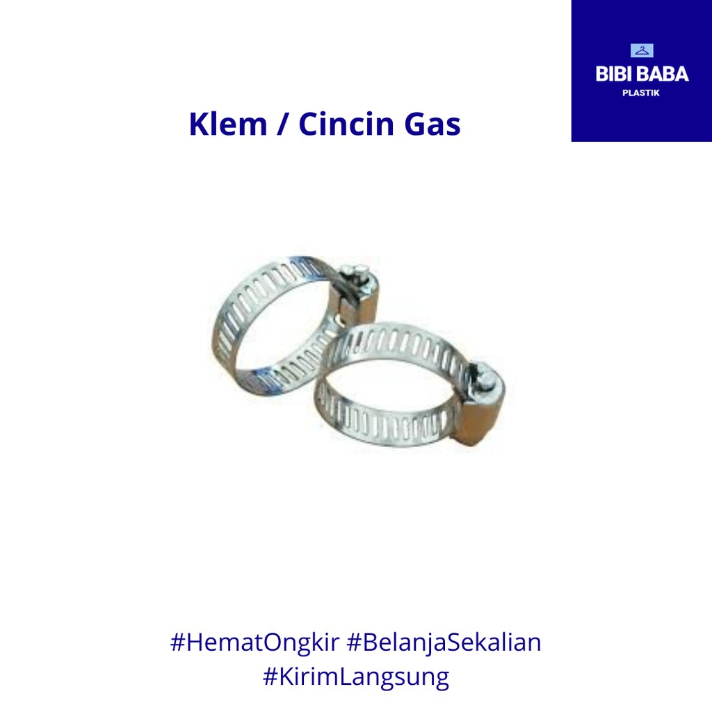 Klem Gas / Klem Selang / Cincin Selang/ Cincin Gas / Klem Selang Gas