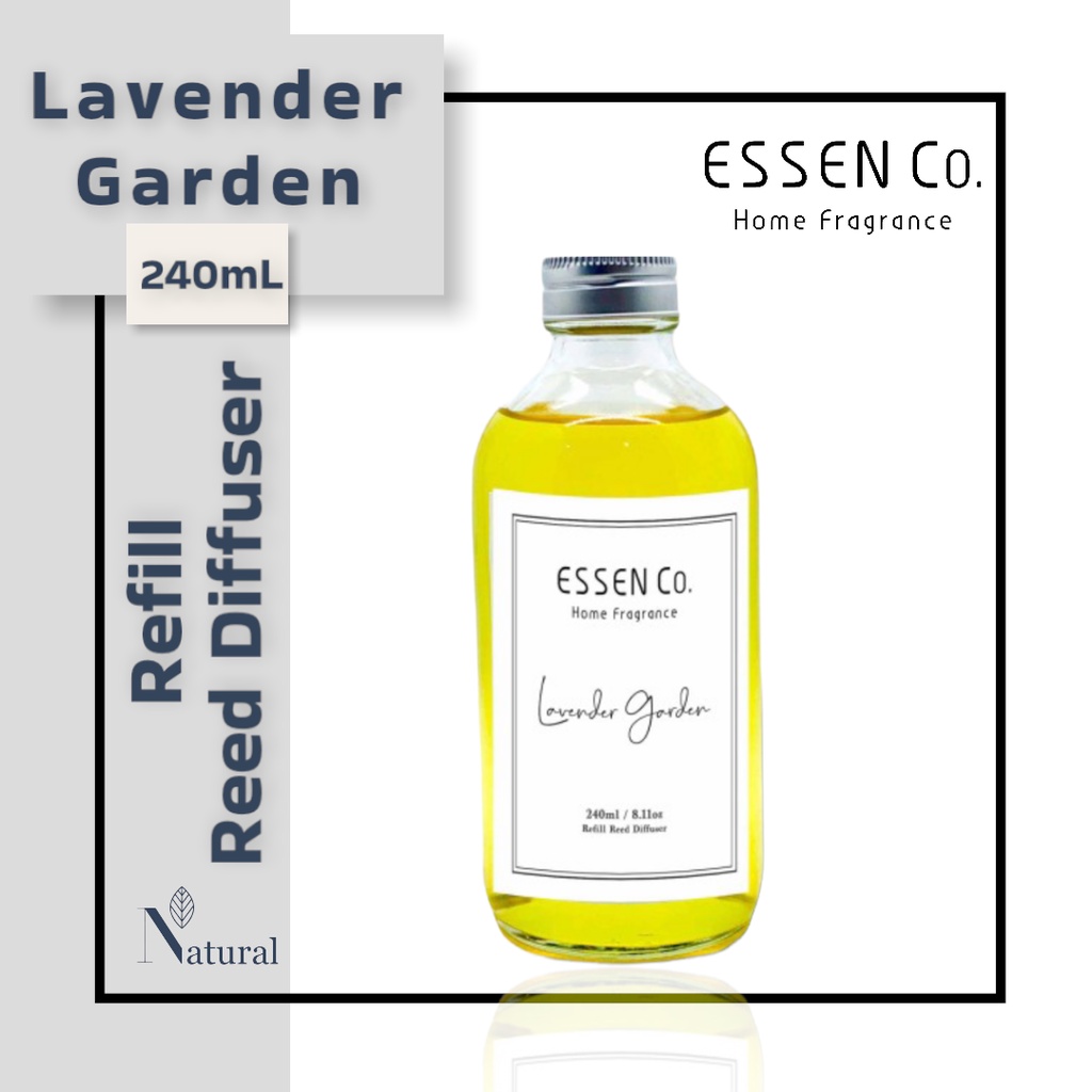 Essen Co Reed Diffuser Aromatherapy Lavender Pengharum Pewangi Ruangan Aromaterapi Refill