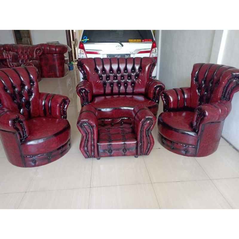 (FREE ONGKIR) PROMO SOFA Mewah 211 Jaguar Medium + Meja kaca