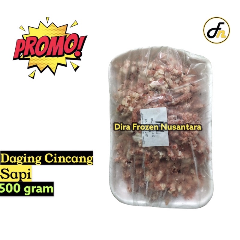 

Beef Cincang sapi 500 gram