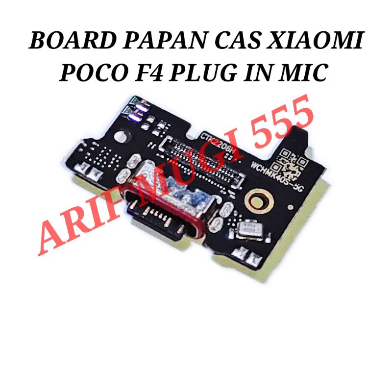 BOARD KONEKTOR CONECTOR PAPAN CAS CHARGER XIAOMI POCO F4 PLUG IN MIC ORIGINAL