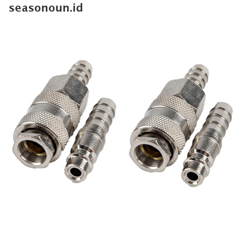 (seasonoun) Adaptor Konektor Pneumatik + Plug EU Untuk Kompresor Udara