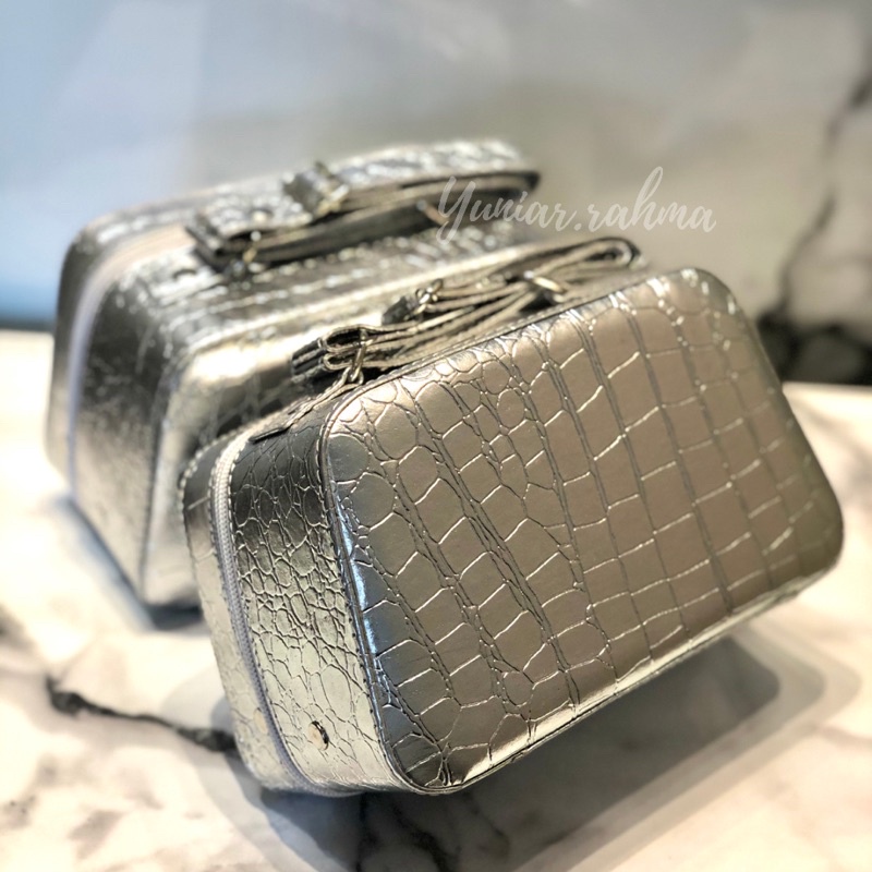 NEW !! MINI BEAUTYCASE (tali lebih panjang 120cm!!) TAS MAKEUP TAS HENNA tas kosmetik travel bahan premium