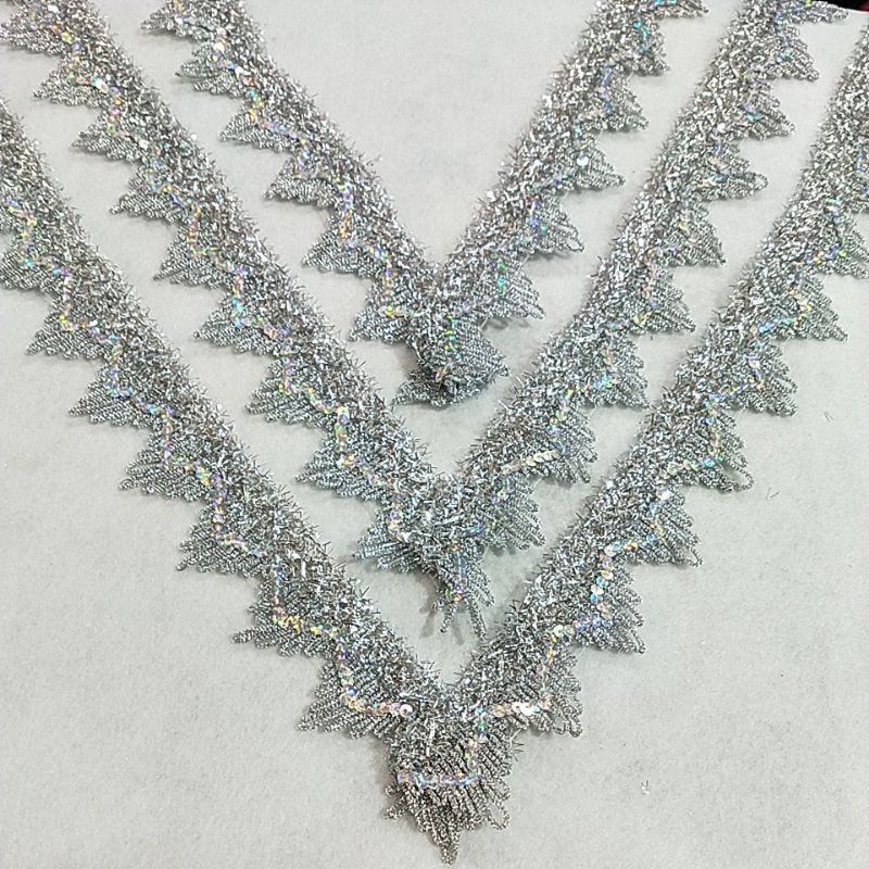 Renda Silver Gold Payet 4,5cm Meteran