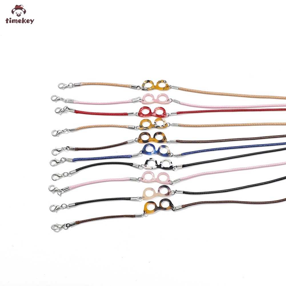 【TK】Color Waxed String Rope for Mask Eyeglasses Anti-lost Cord Child Students Mask Hanging Lanyard Anti-scratch