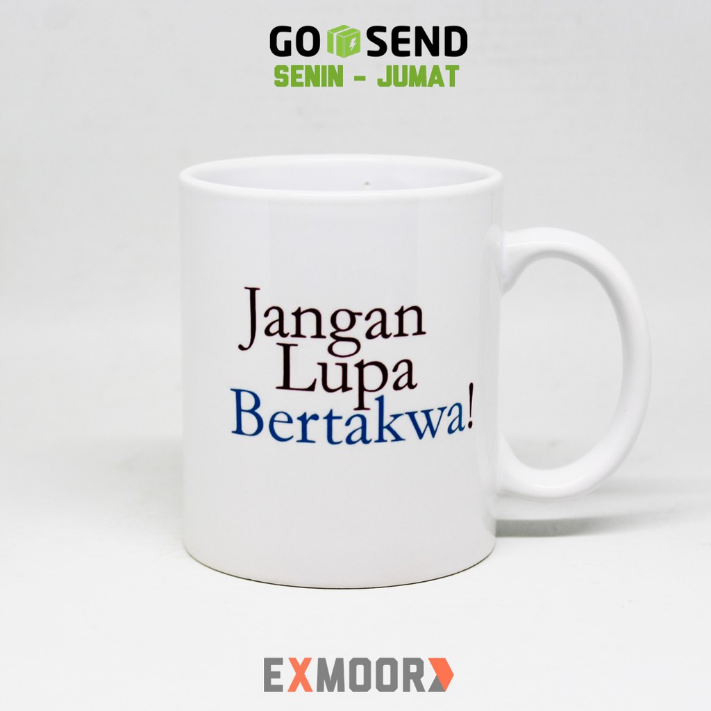 Mug Kutipan Alquran Tema Rezeki At-Thalaq Ayat 2-3