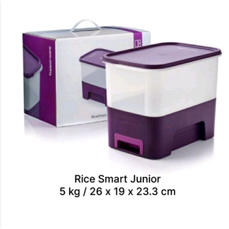 Tupperware Rice smart junior 5kg (tanpa box)  tempat beras dispenser beras
