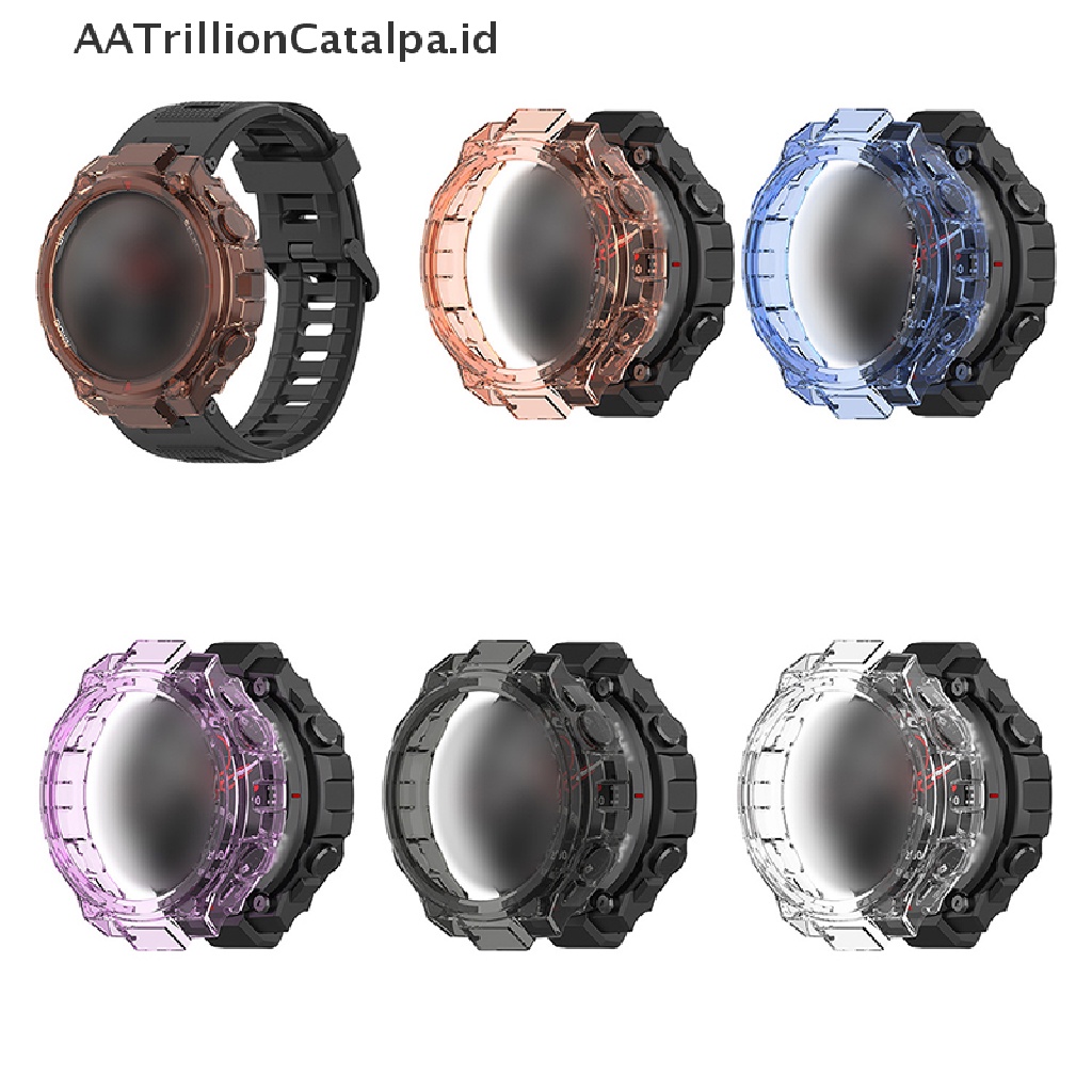 Aatrillioncatalpa Casing Pelindung Bahan Karet Lembut Untuk huami T-Rex Pro watch a1918