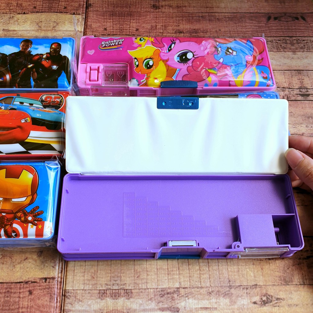 Pensil Case K-1812-01 Frozen, Pony, Lol, Heroes, Cars - Tempat Pensil - Kotak Pensil