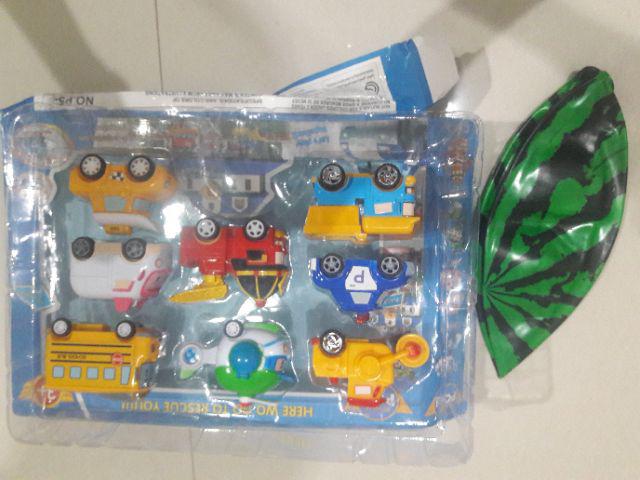 THEONA.TATA ROBOCAR POLI ISI 8 DUS - MAINAN ANAK LAKI LAKI