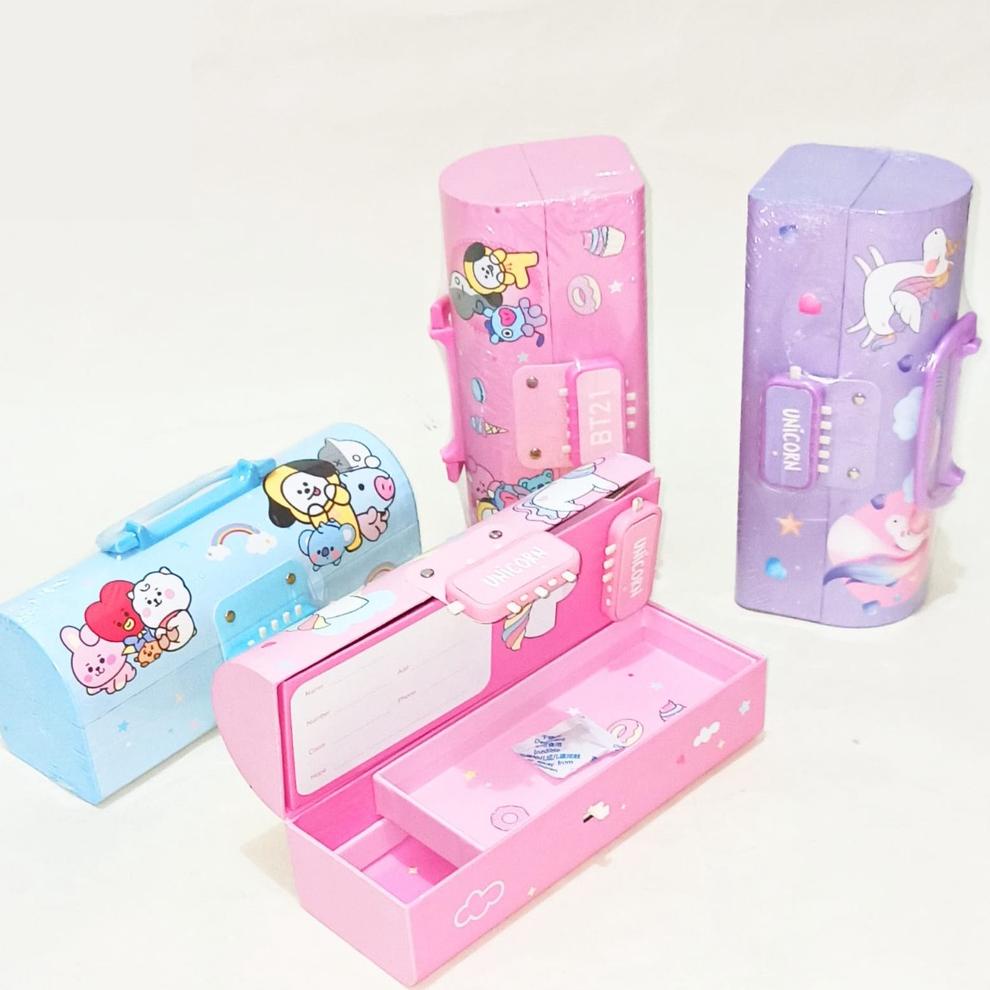 

[PRODUK JJPNY] SOS Kotak Pensil Karton D-3051/3053 / Tempat Pensil / Pencil Case RTG