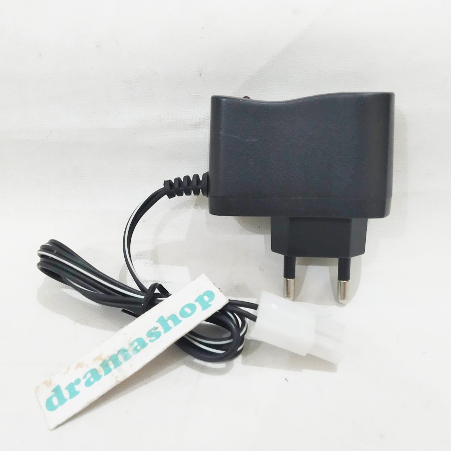 Adaptor Charger Baterai RC Remote Control 9.6v Socket Putih Besar 2