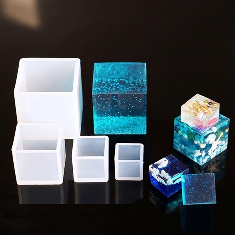 R-flower Resin Mold Transparan UV Epoxy Kristal Alat Membuat Perhiasan