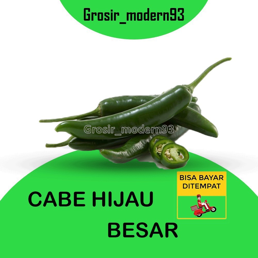 

CABE HIJAU BESAR / LOMBOK 250gr SAYURAN ONLINE SURABAYA