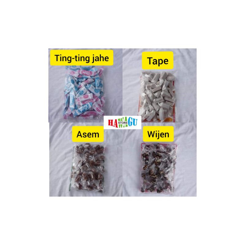 

Pemen Ting-ting jahe, Tape, Asem, Wijen