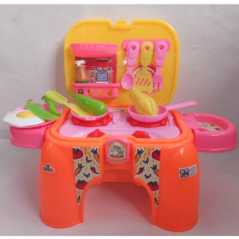 MAINAN MASAK MASAKAN ANAK KITCHEN SET JM ELEKTRIK SG TOYS